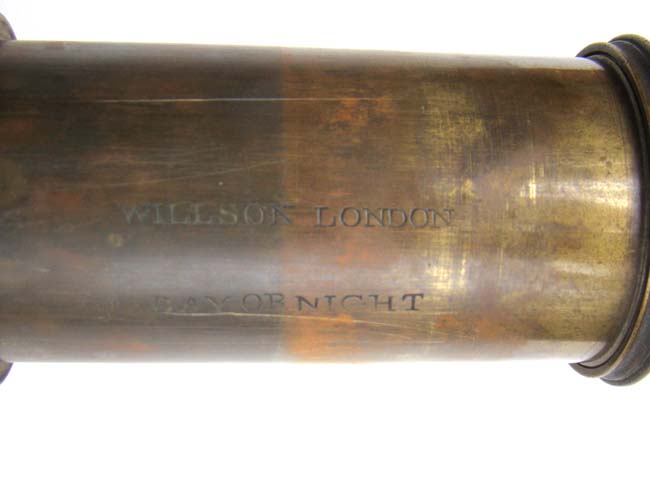 An Antique Single Draw Telescope by George Willson, London, circa 1798-1812 — image 2